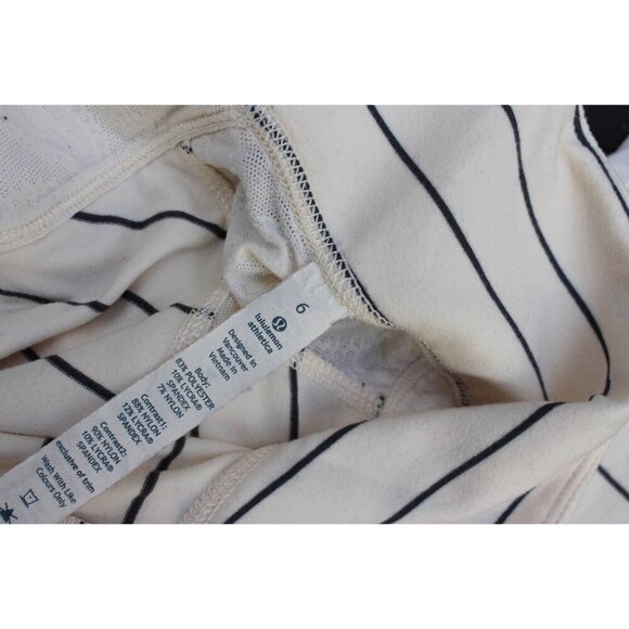 Lululemon - 6 - Star Runner 1/2-Zip Pullover in Slolom Stripe Angel Wing - LACE - Picture 3 of 13